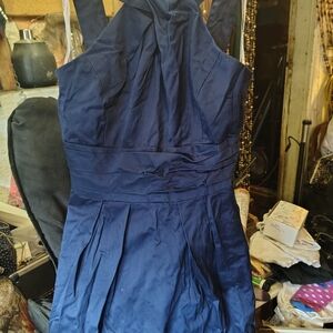 David's Bridal Midnight Blue Dress